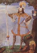 Nicholas Hilliard Portrait of George Clifford,Earl of Cumberland (mk08) oil painting reproduction